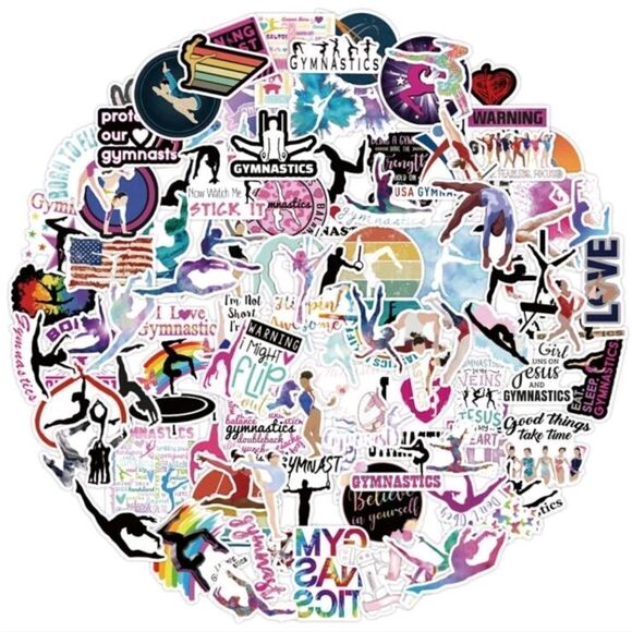 Gymnastics Assorted Stickers - Picture 4 of 5